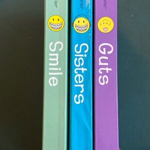 Smile, sisters, guts graphic novel bundle. Read and loved!